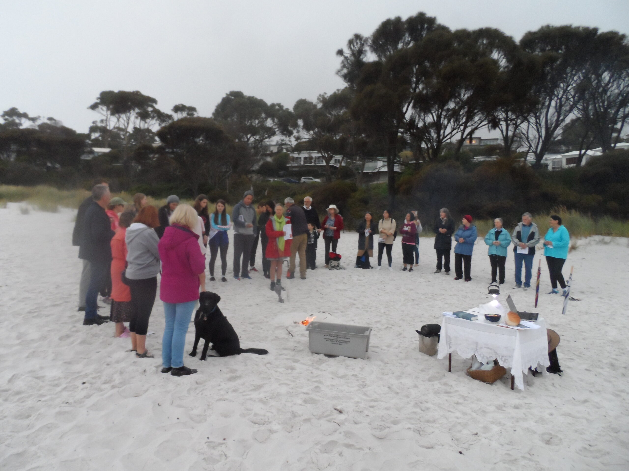 Sunrise Service Easter Day at Bingalong Bay[87]
